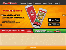 Tablet Screenshot of pizzatomato.com.tr